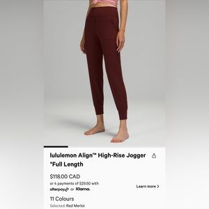 Lululemon Align Jogger